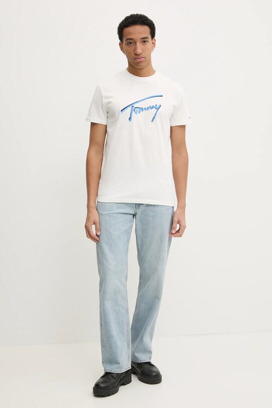 Футболка Tommy Jeans DM0DM21109 бежевий SS25