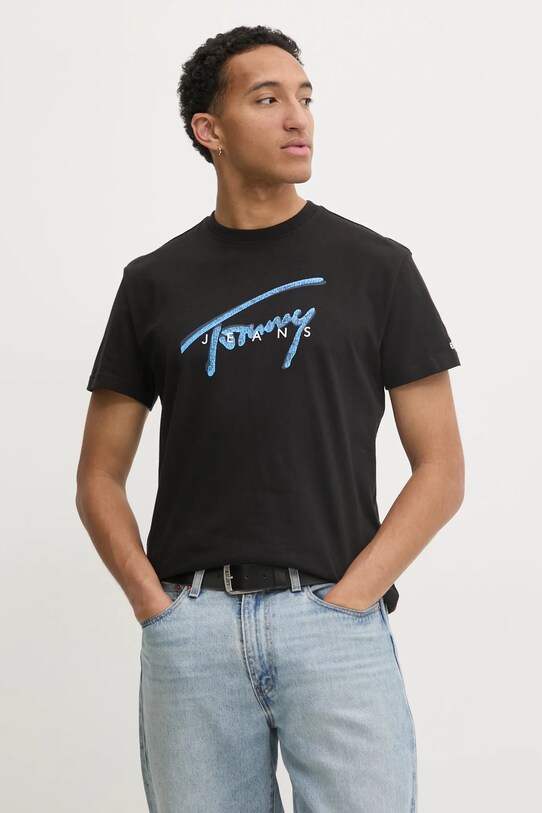 Футболка Tommy Jeans чёрный DM0DM21109
