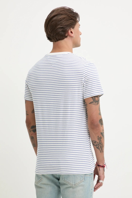 Oblačila Bombažna kratka majica Tommy Jeans DM0DM20377 bela