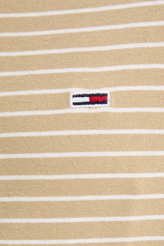 Tommy Jeans t-shirt bawełniany DM0DM20377 zielony