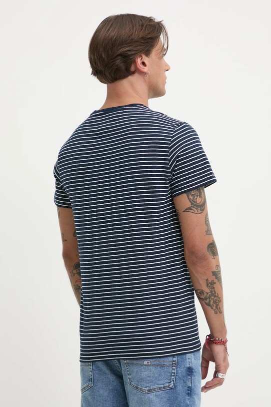 Îmbrăcăminte Tommy Jeans tricou din bumbac DM0DM20377 bleumarin