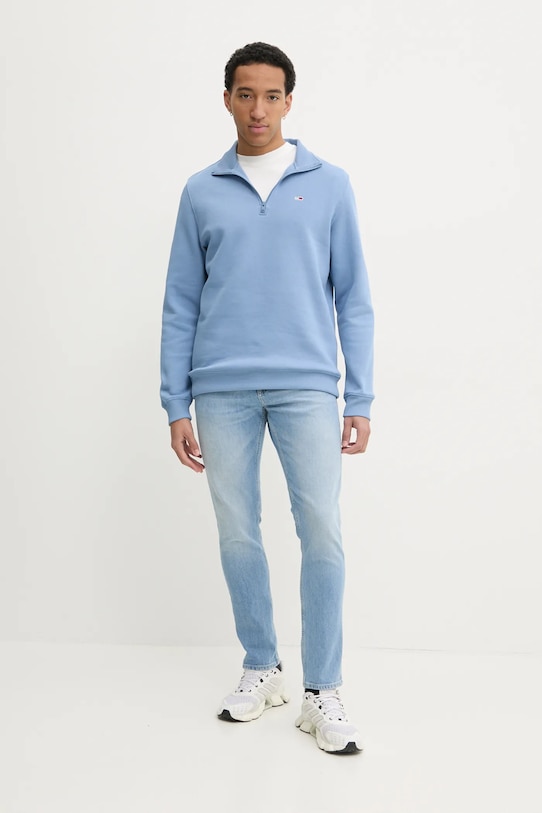 Tommy Jeans t-shirt bawełniany DM0DM20352 beżowy SS25