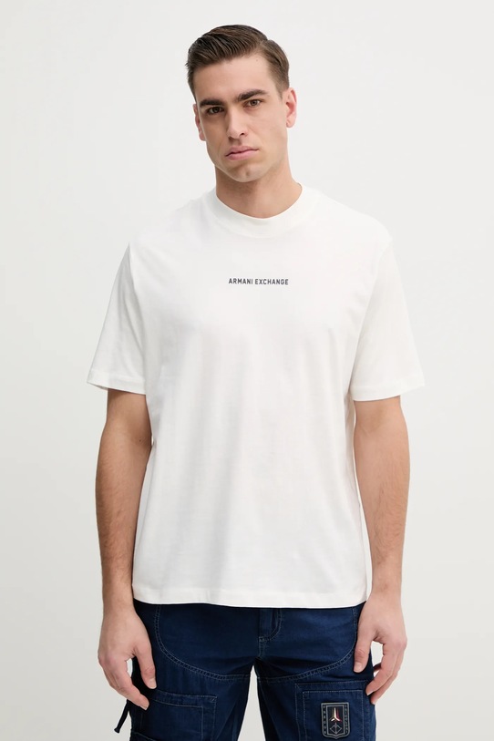 Бавовняна футболка Armani Exchange бавовна білий XM000588.AF12308