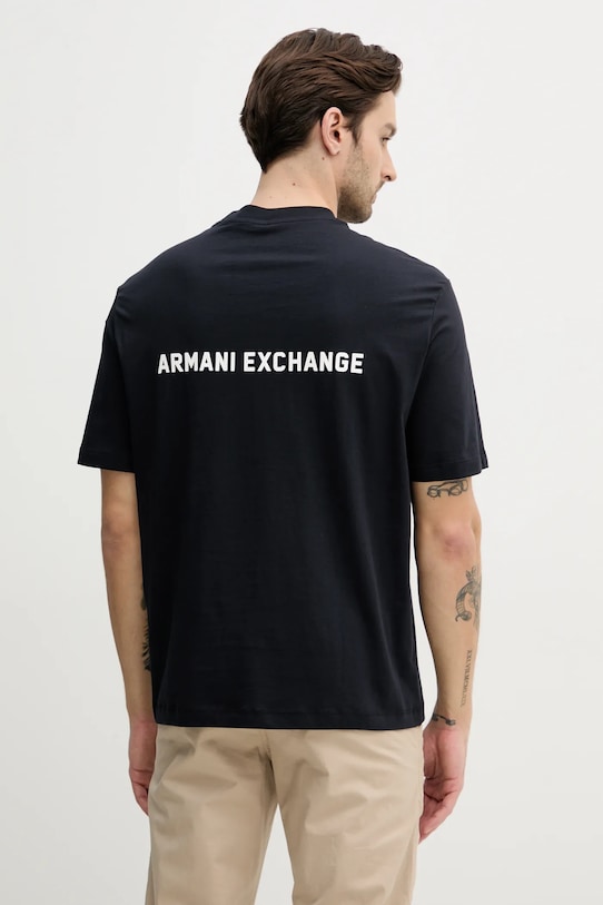 Îmbrăcăminte Armani Exchange tricou din bumbac XM000588.AF12308 bleumarin