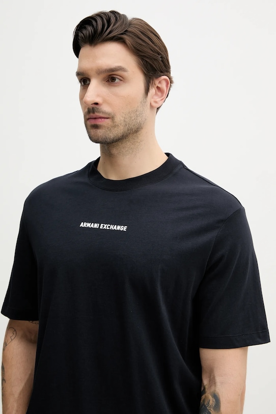 Бавовняна футболка Armani Exchange темно-синій XM000588.AF12308