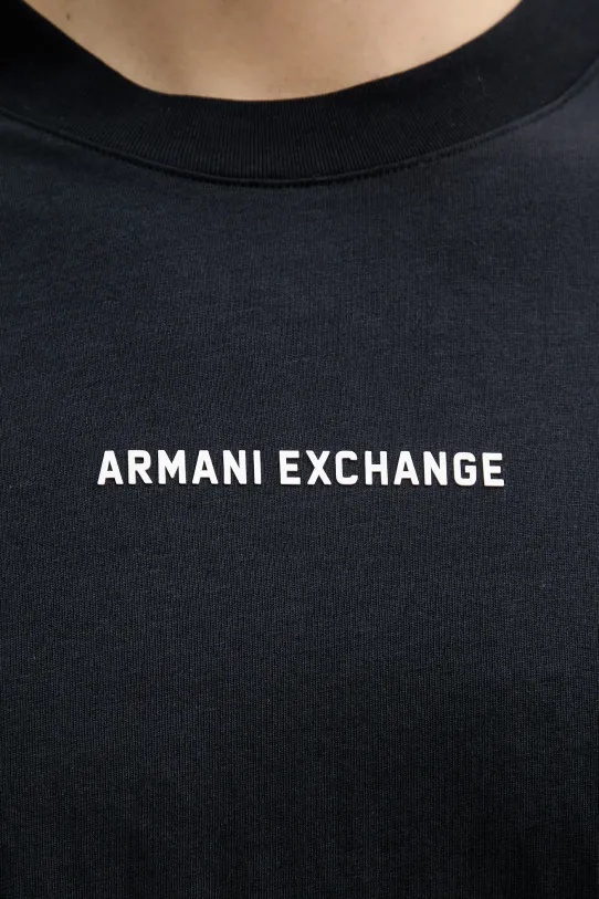 Βαμβακερό μπλουζάκι Armani Exchange XM000588.AF12308 σκούρο μπλε