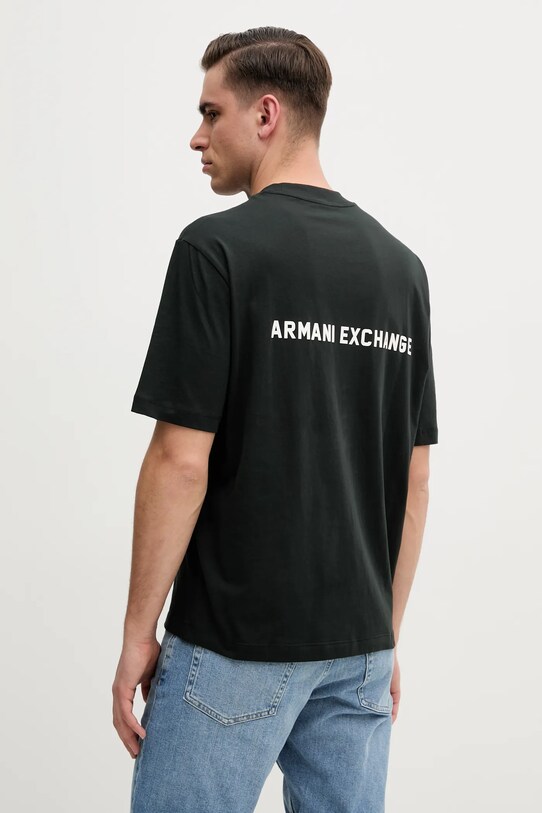 Oblačila Bombažna kratka majica Armani Exchange XM000588.AF12308 zelena