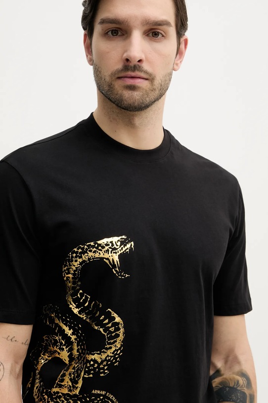 Bavlnené tričko Armani Exchange čierna XM000213.AF10356