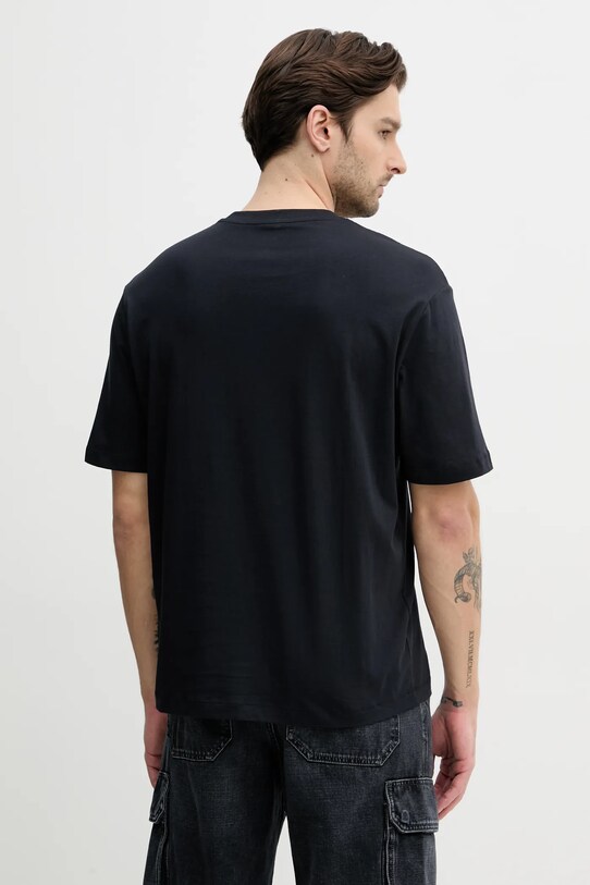 Oblačila Bombažna kratka majica Armani Exchange XM000276.AF12308 mornarsko modra