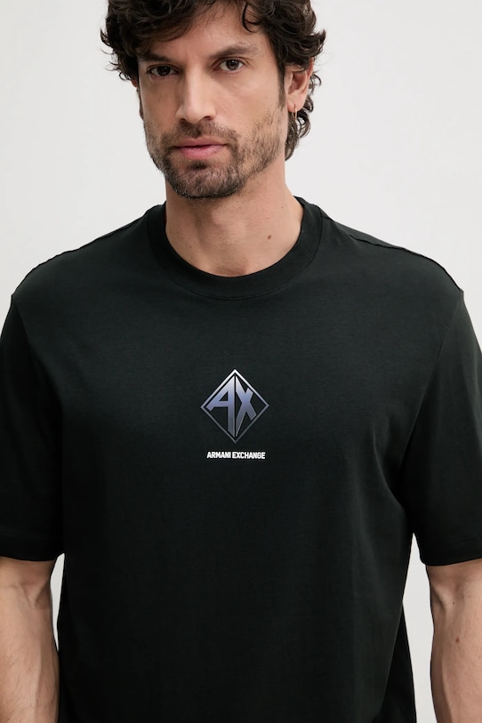 Bavlněné tričko Armani Exchange zelená XM000276.AF12308
