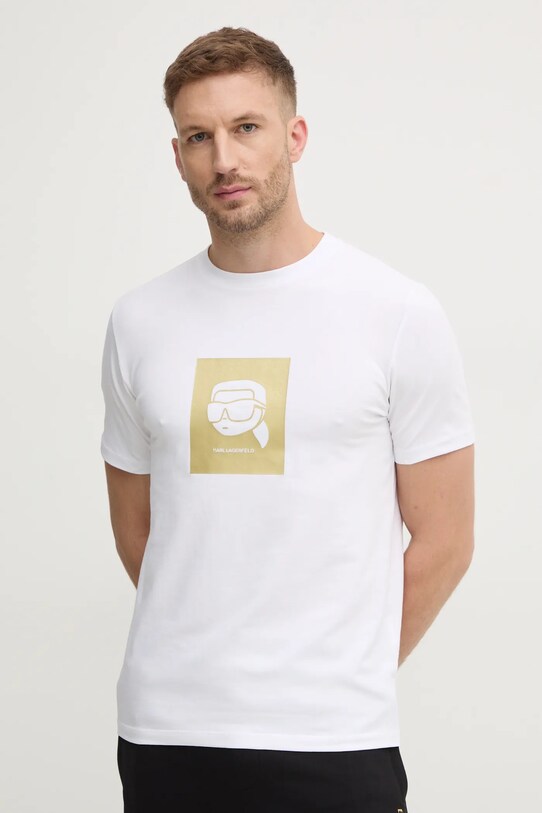 Îmbrăcăminte Karl Lagerfeld tricou 755460.551235 alb