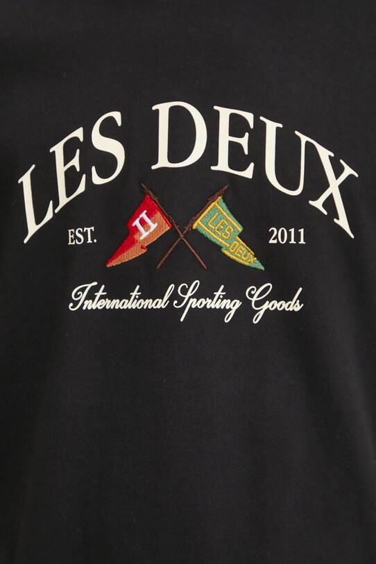 Les Deux t-shirt bawełniany LDM101201 czarny