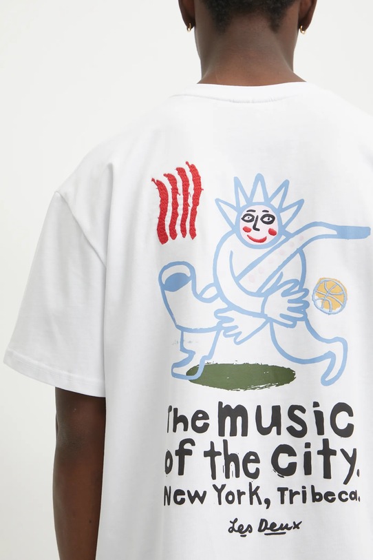 Les Deux tricou din bumbac LDM101207 alb