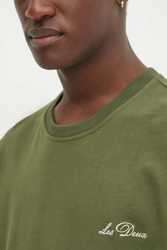 Les Deux longsleeve din bumbac LDM110038 verde