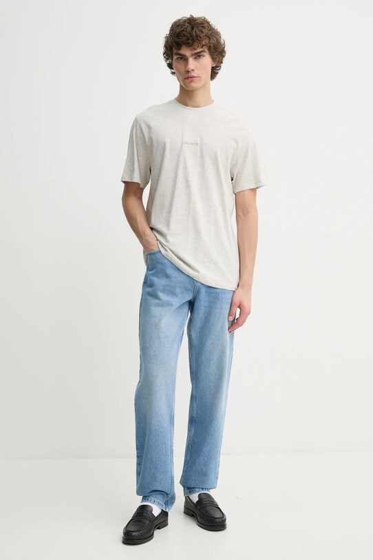 Les Deux tricou din bumbac LDM101184 gri SS25