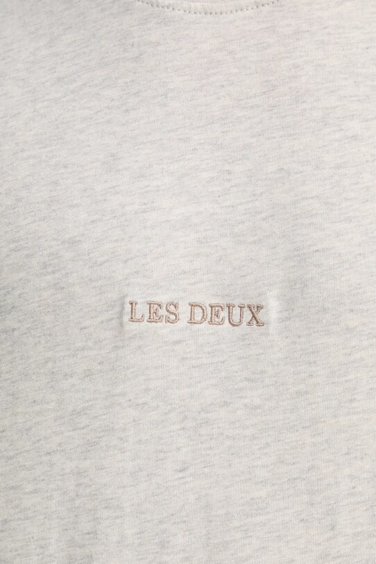Les Deux tricou din bumbac LDM101184 gri