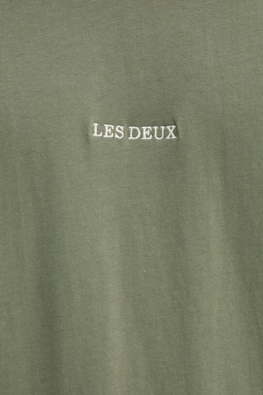Les Deux tricou din bumbac LDM101184 verde