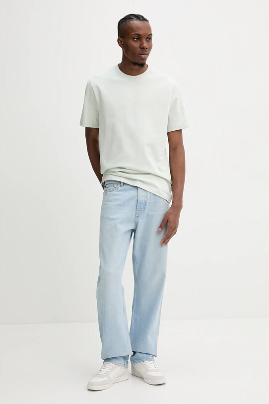 Les Deux t-shirt in cotone LDM101211 verde SS25