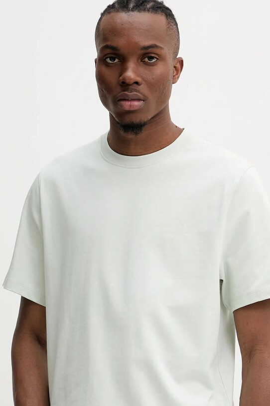 Les Deux t-shirt in cotone verde LDM101211
