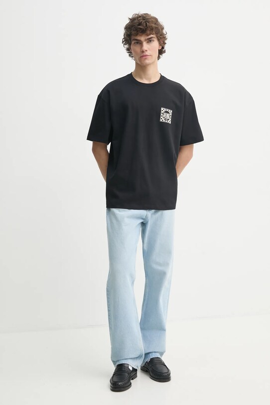 Les Deux tricou din bumbac LDM101212 negru SS25