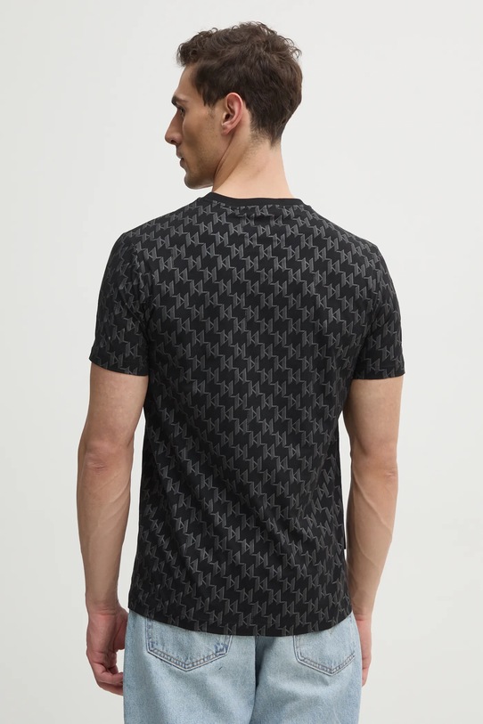 Îmbrăcăminte Karl Lagerfeld tricou din bumbac 551251.755096 negru