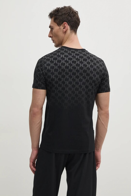 Îmbrăcăminte Karl Lagerfeld tricou din bumbac 551251.755099 negru