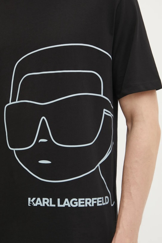 Karl Lagerfeld tricou din bumbac 551225.755197 negru