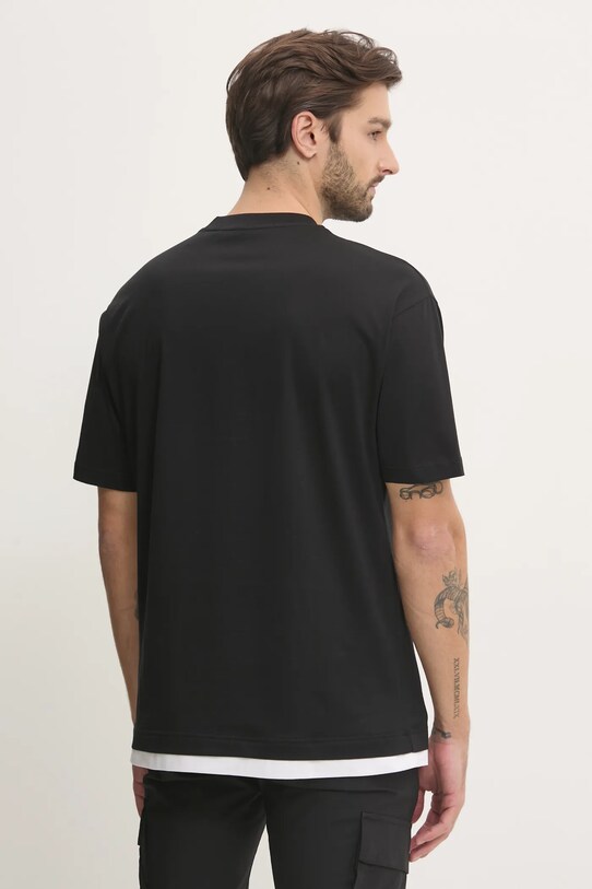 Îmbrăcăminte Karl Lagerfeld tricou din bumbac 551200.755281 negru