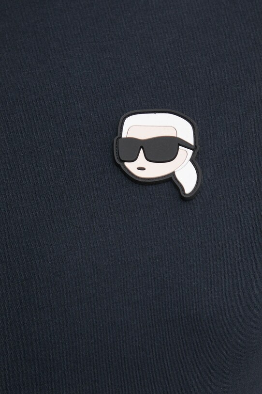 Бавовняна футболка Karl Lagerfeld 551224.755710 темно-синій
