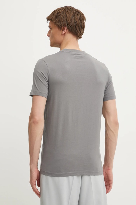 Одежда Хлопковая футболка Karl Lagerfeld 551224.755710 серый