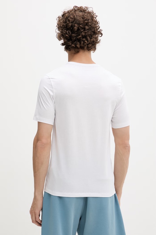 HUGO T-shirt męski bawełniany T-SHIRT RN TRIPLET P 3-pack 50532811 biały