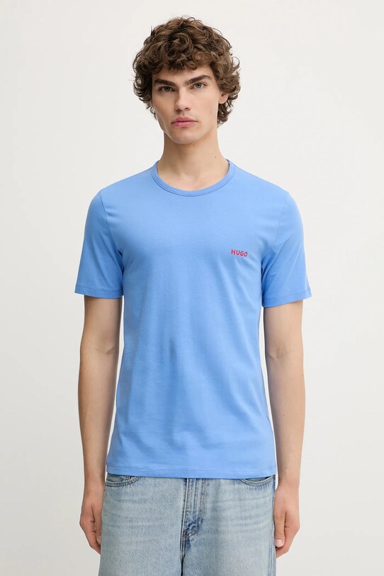 Odzież HUGO t-shirt bawełniany 3-pack 50532811 granatowy