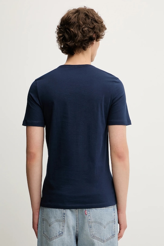 Bavlněné tričko HUGO 3-pack námořnická modř 50532811