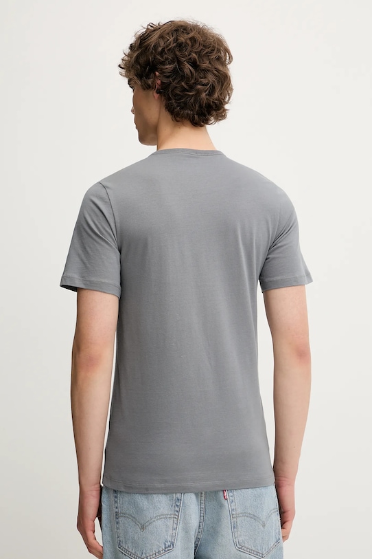 Bavlněné tričko HUGO 3-pack 50532811 námořnická modř