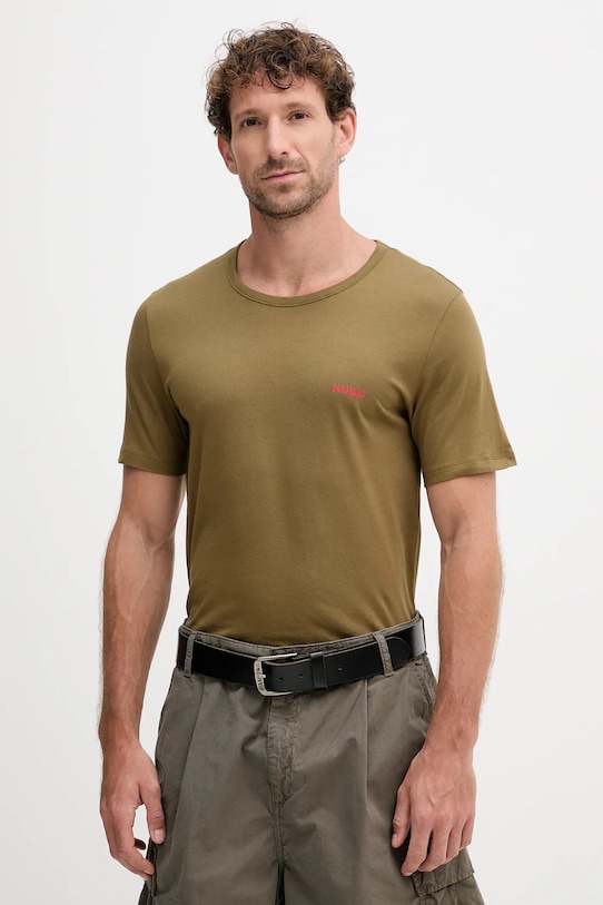 Odzież HUGO t-shirt bawełniany 3-pack 50532811 czarny