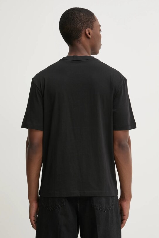 Îmbrăcăminte Hugo Blue tricou din bumbac 50532123 negru