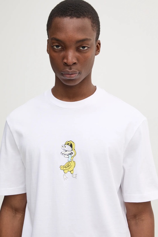 Majica kratkih rukava Hugo Blue bijela 50533391