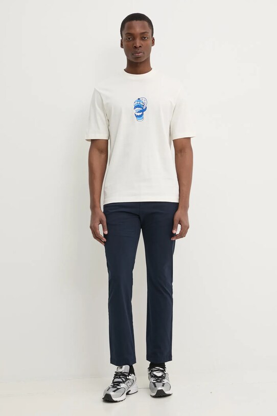 Футболка Hugo Blue 50533391 бежевий SS25