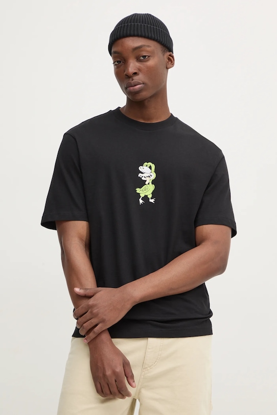 Футболка Hugo Blue хлопок чёрный 50533391