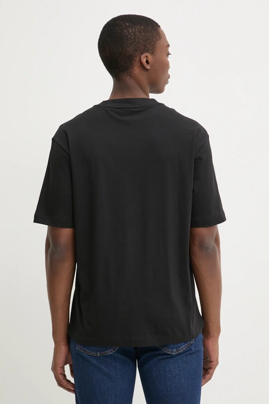Îmbrăcăminte Hugo Blue tricou din bumbac 50533528 negru