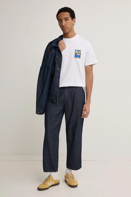 MSGM tricou din bumbac 3840MM136.257002 alb SS25