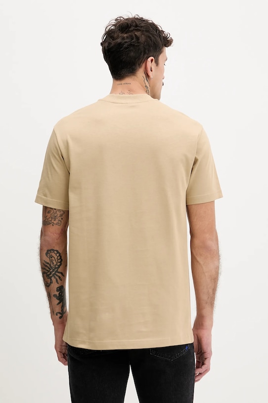 Oblečení Bavlněné tričko Karl Lagerfeld Jeans A1M17001 béžová