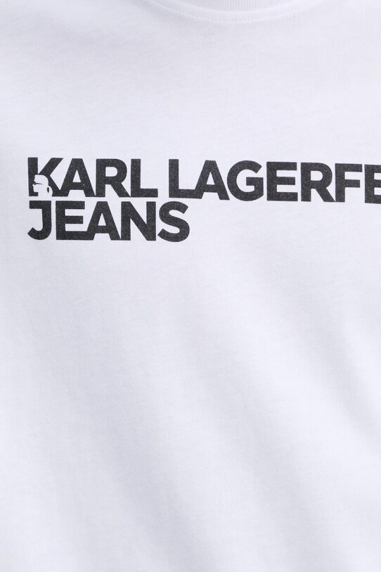 Karl Lagerfeld Jeans tricou din bumbac A1M17002 alb