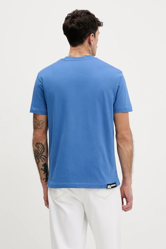 Oblečení Bavlněné tričko Karl Lagerfeld Jeans A1M17002 fialová