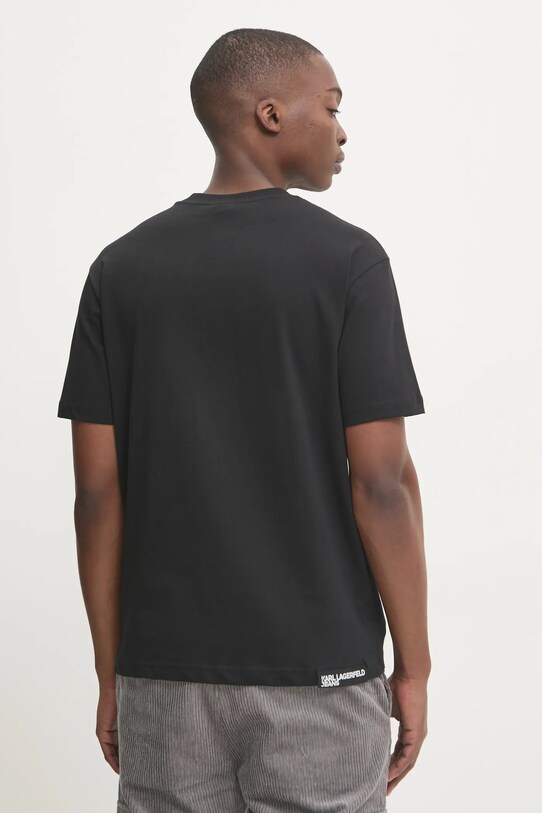 Îmbrăcăminte Karl Lagerfeld Jeans tricou din bumbac A1M17002 negru