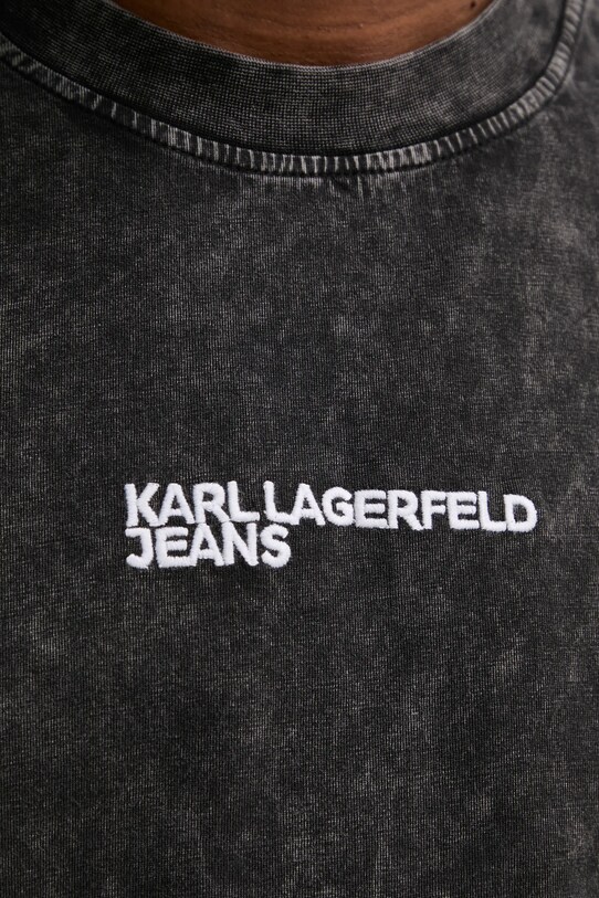 Karl Lagerfeld Jeans tricou din bumbac A1M17047 gri