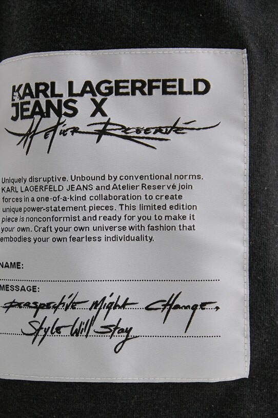 Bavlnené tričko Karl Lagerfeld Jeans A1M17153 sivá