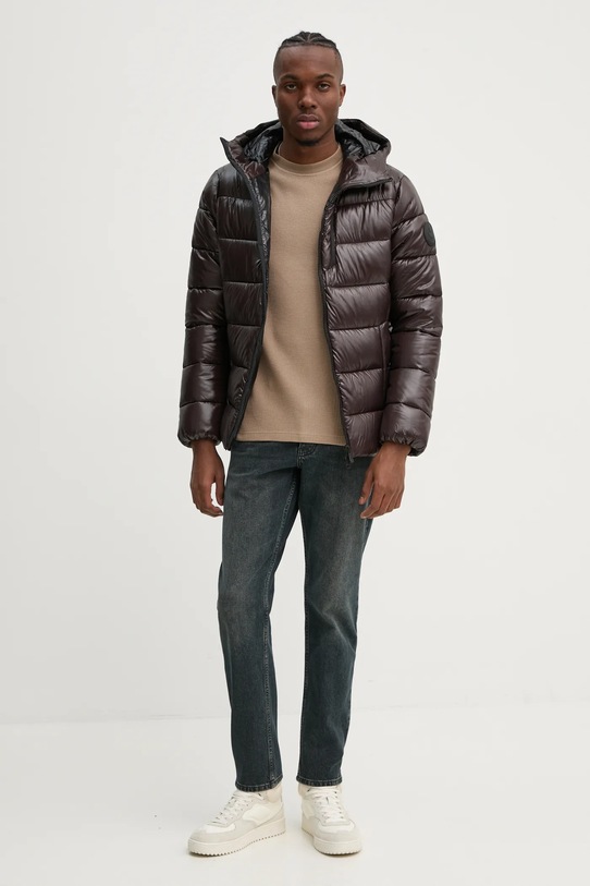 Бавовняна футболка Karl Lagerfeld Jeans A1M17049 бежевий SS25