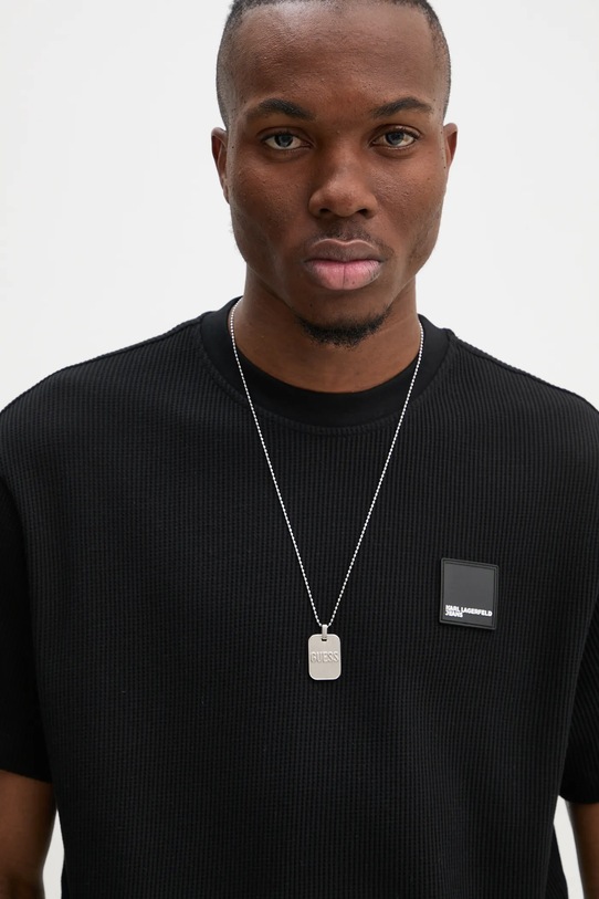 Pamučna majica Karl Lagerfeld Jeans crna A1M17049