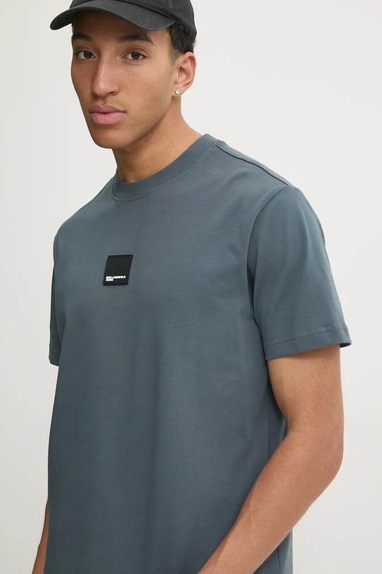 Karl Lagerfeld Jeans t-shirt in cotone grigio A1M17011